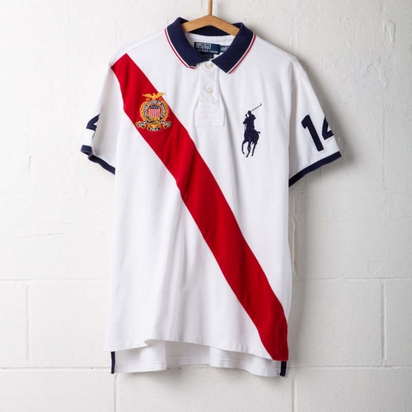 POLO RALPH LAUREN USA CREST POLO NWT - Picture 1 of 8